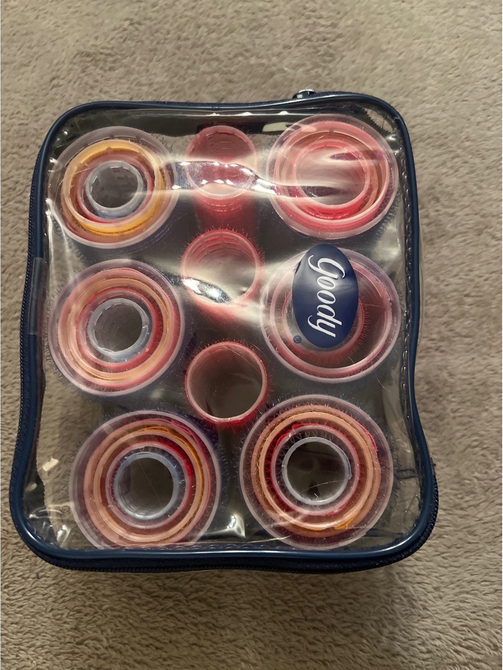Goody Hair Rollers Set with Carrying Case